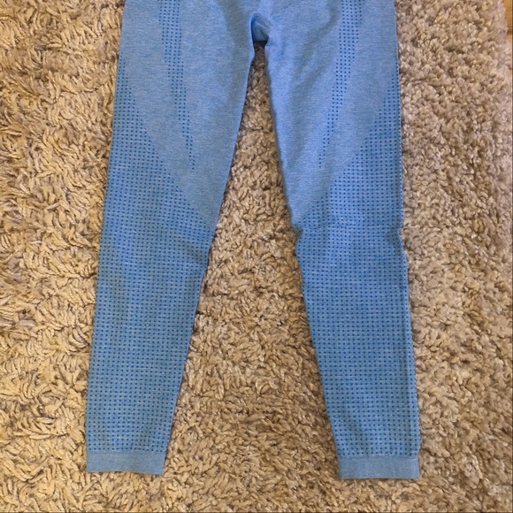 2Pc Baby Blue Vital Seamless Legging + Top Set - Picture 6 of 7